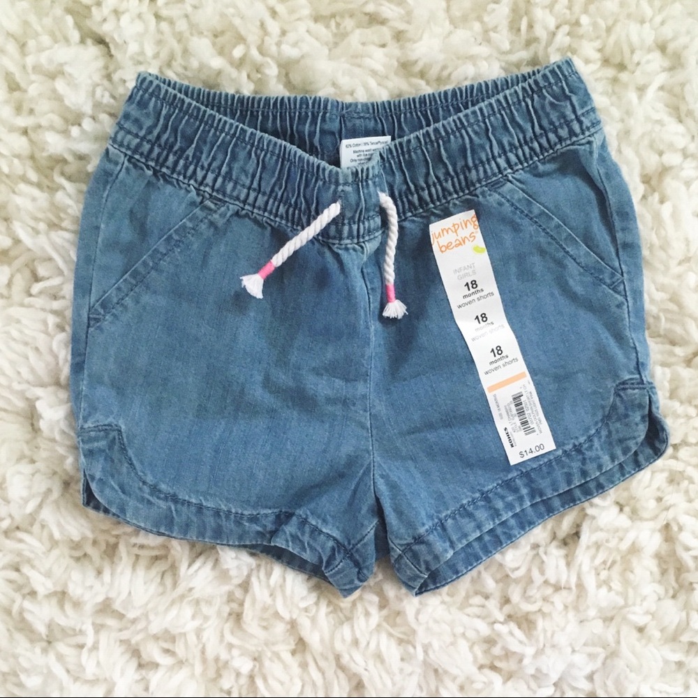 Denim shorts